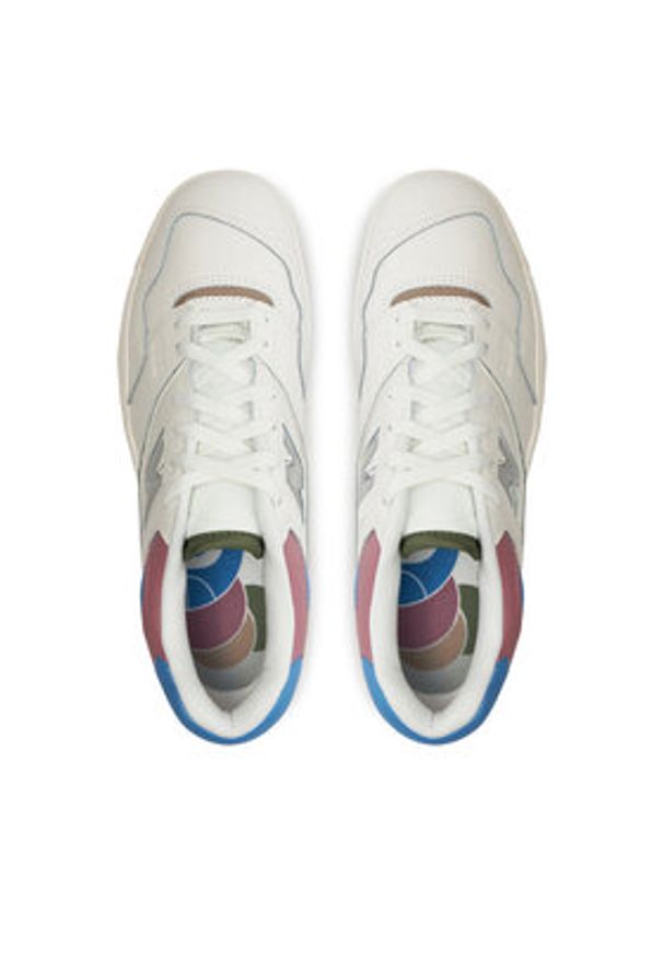 New Balance Sneakersy BB550PGA Écru. Materiał: materiał