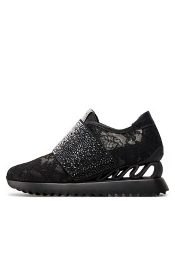 LE SILLA - Le Silla Sneakersy Reiko 6846N040ZGPPLAC001 Czarny. Kolor: czarny. Materiał: materiał