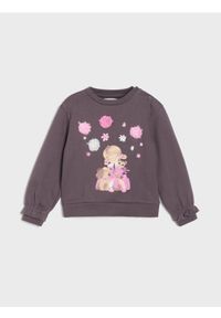 Sinsay - Bluza z gumkami przy rękawach - szary. Kolor: szary