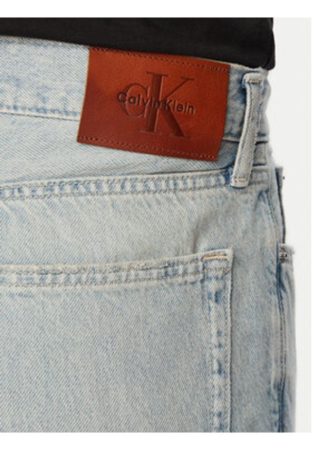 Calvin Klein Jeans Jeansy LV04RG789G Niebieski jasny Straight Fit. Kolor: niebieski