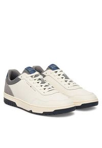 TOMMY HILFIGER - Tommy Hilfiger Sneakersy Th Basket Core Lite Lth/Suede FM0FM05714 Biały. Kolor: biały. Materiał: skóra #5