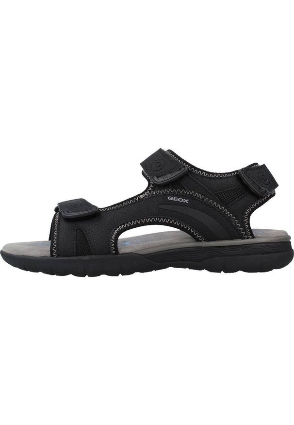 Geox - Sandały GEOX U SPHERICA EC5 A Czarny. Kolor: czarny. Materiał: syntetyk, tkanina. Sezon: lato