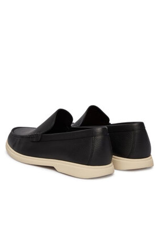 BOSS Mokasyny Sienne 50536173 Czarny. Kolor: czarny. Materiał: skóra