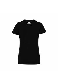 Damski jersey Kappa Brizza. Typ kołnierza: dekolt w kształcie V. Kolor: czarny. Materiał: jersey. Sport: piłka nożna