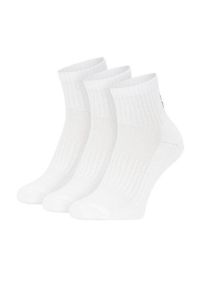 Skarpety sportowe Under Armour Core Quaretr Socks 1358344 3P. Kolor: biały