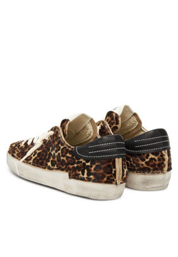 Philippe Model Sneakersy A012069 PRLD DVA1 Brązowy. Kolor: brązowy. Materiał: skóra