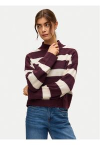 Vero Moda Sweter Inez 10331538 Fioletowy Regular Fit. Kolor: fioletowy. Materiał: syntetyk