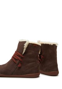 Camper Botki Peu K400505-016 Brązowy. Kolor: brązowy. Materiał: nubuk, skóra #5