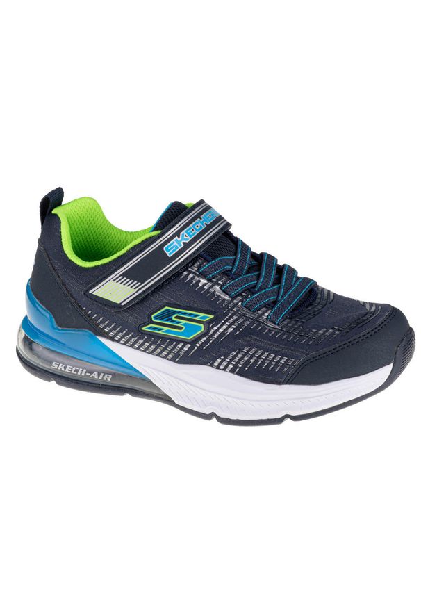 skechers - Buty do chodzenia chłopięce, Skechers Skech-Air Blast Tallix. Kolor: niebieski. Sport: turystyka piesza