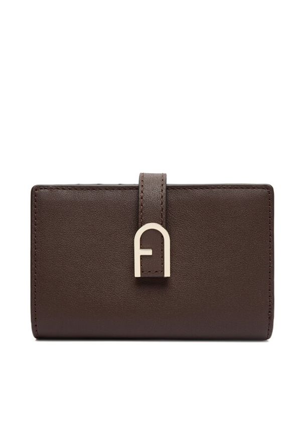 Furla Duży Portfel Damski Flow S Compact Wallet WP00401 BX2045 CN 4284S 1007 Brązowy. Kolor: brązowy. Materiał: skóra