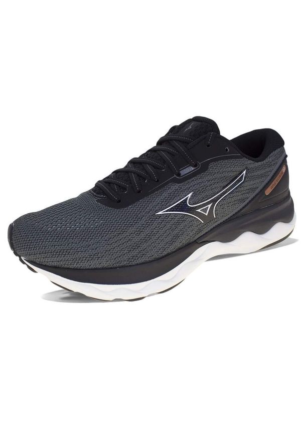 Mizuno - Buty Wave Skyrise 3 Rozmiar 41 - J1GC2209-04 Szary. Zapięcie: sznurówki. Kolor: wielokolorowy, szary, czarny. Materiał: materiał, syntetyk. Szerokość cholewki: normalna. Model: Mizuno Wave