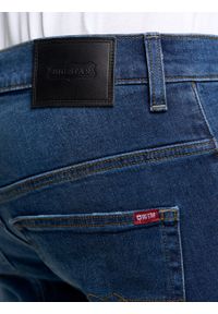 Big-Star - Spodnie jeans męskie dopasowane Martin 553. Okazja: na co dzień. Kolor: niebieski. Styl: klasyczny, casual, elegancki #4