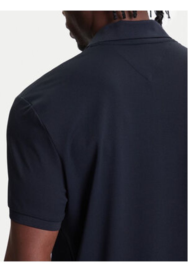 TOMMY HILFIGER - Tommy Hilfiger Polo Performance MW0MW39613 Granatowy Regular Fit. Typ kołnierza: polo. Kolor: niebieski. Materiał: syntetyk