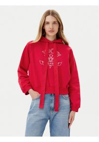 JOOP! Jeans Bluza Tinna 30046176 Czerwony Regular Fit. Kolor: czerwony. Materiał: bawełna