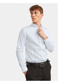 Jack & Jones - Jack&Jones Koszula Parma 12097662 Biały Super Slim Fit. Kolor: biały. Materiał: bawełna #3