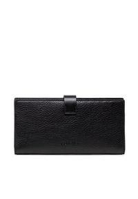 Calvin Klein Duży Portfel Damski Ck Code Business Cardholder K60K608750 Czarny. Kolor: czarny. Materiał: skóra