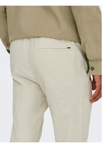 Only & Sons Spodnie materiałowe 22024966 Szary Tapered Fit. Kolor: szary. Materiał: bawełna #6