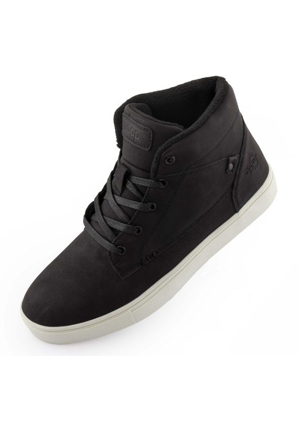 ALPINE PRO - Wysokie wodoodporne męskie buty zimowe Loap Coler 45. Kolor: wielokolorowy. Materiał: polar, guma. Sezon: zima