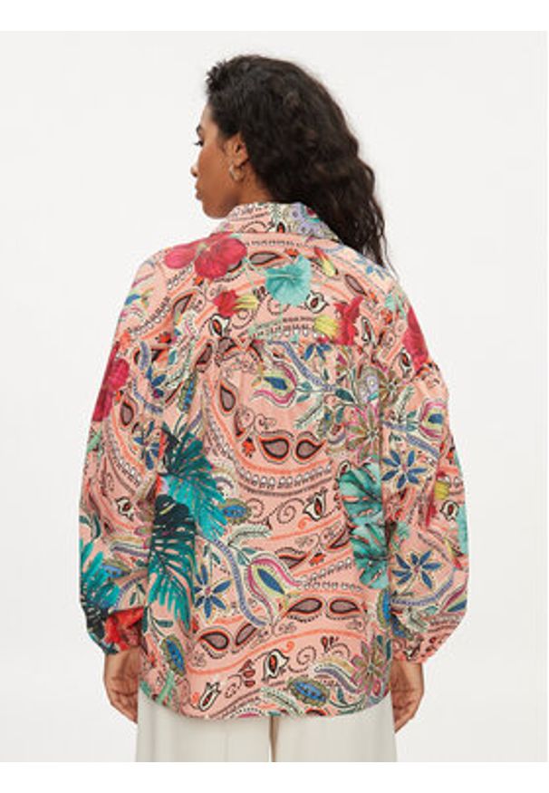 Marciano Guess Koszula 4GGH19 9871Z Kolorowy Regular Fit. Materiał: bawełna. Wzór: kolorowy