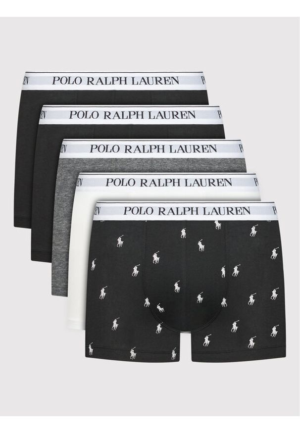 Polo Ralph Lauren Komplet 5 par bokserek 714864292004 Czarny. Kolor: czarny. Materiał: bawełna