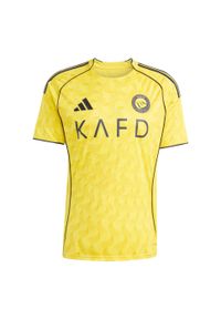 Adidas - Koszulka podstawowa Al Nassr FC 25/26. Kolor: niebieski, wielokolorowy, żółty. Sport: piłka nożna
