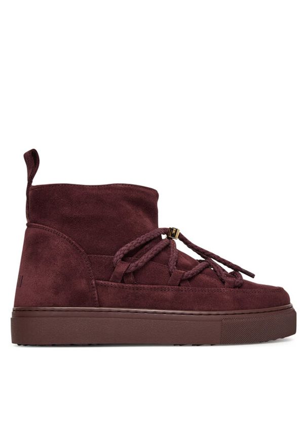 Inuikii Śniegowce Classic Low 1001.001.0092 Bordowy. Kolor: czerwony. Materiał: zamsz, skóra