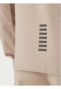 EA7 Emporio Armani Longsleeve 8NPT28 PJVQZ U6167 Beżowy Slim Fit. Kolor: beżowy. Materiał: bawełna. Długość rękawa: długi rękaw #3