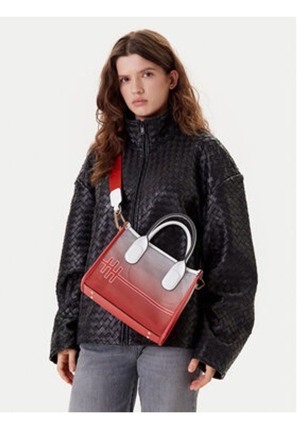 Hispanitas Torebka BV253825 Czerwony. Kolor: czerwony. Materiał: skórzane