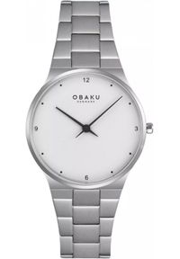 OBAKU - Zegarek damski Obaku Denmark V305LXCWSC srebrny. Kolor: srebrny #1