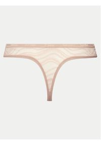 Calvin Klein Underwear Komplet 3 par stringów 000QD5216E Kolorowy. Materiał: syntetyk. Wzór: kolorowy #6