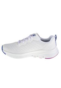 skechers - Buty do chodzenia damskie Skechers Arch Fit. Kolor: biały, wielokolorowy. Sport: turystyka piesza