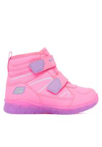 skechers - Śniegowce Skechers. Kolor: różowy