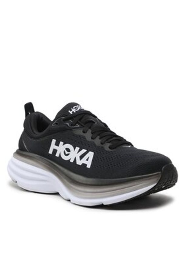 HOKA - Hoka Buty do biegania Bondi 8 1127952 Czarny. Kolor: czarny. Materiał: materiał