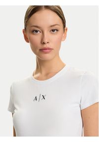 Armani Exchange T-Shirt XW001382 AF16294 U0002 Biały Slim Fit. Kolor: biały. Materiał: bawełna #4