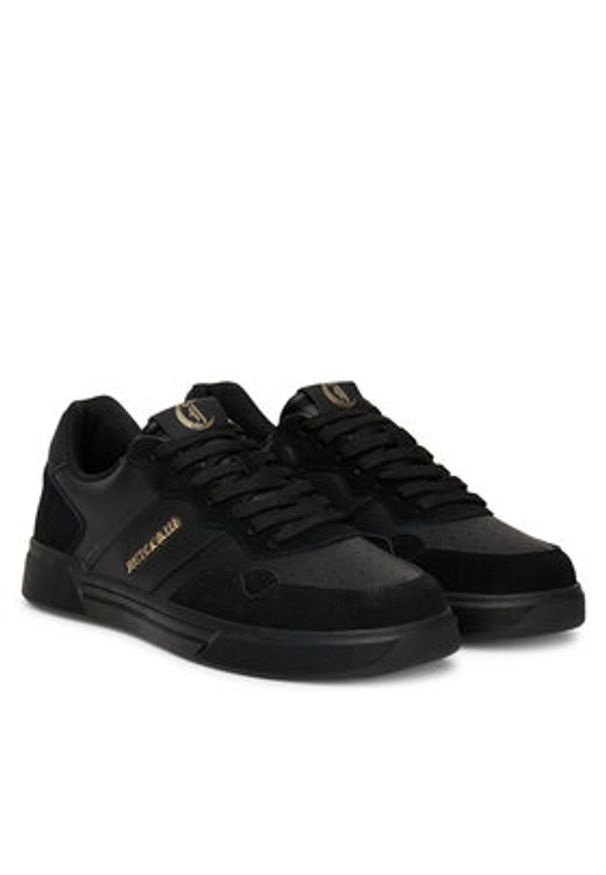 Just Cavalli Sneakersy 78QA3SB4 ZPA93 Czarny. Kolor: czarny. Materiał: skóra