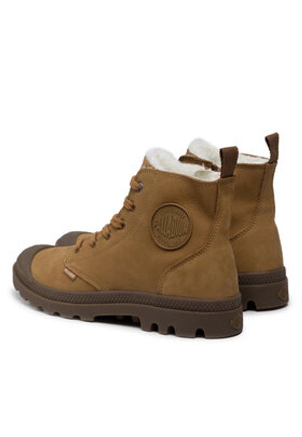 Palladium Trapery Pampa Hi Z Wl M 05982-257-M Brązowy. Kolor: brązowy. Materiał: skóra, nubuk