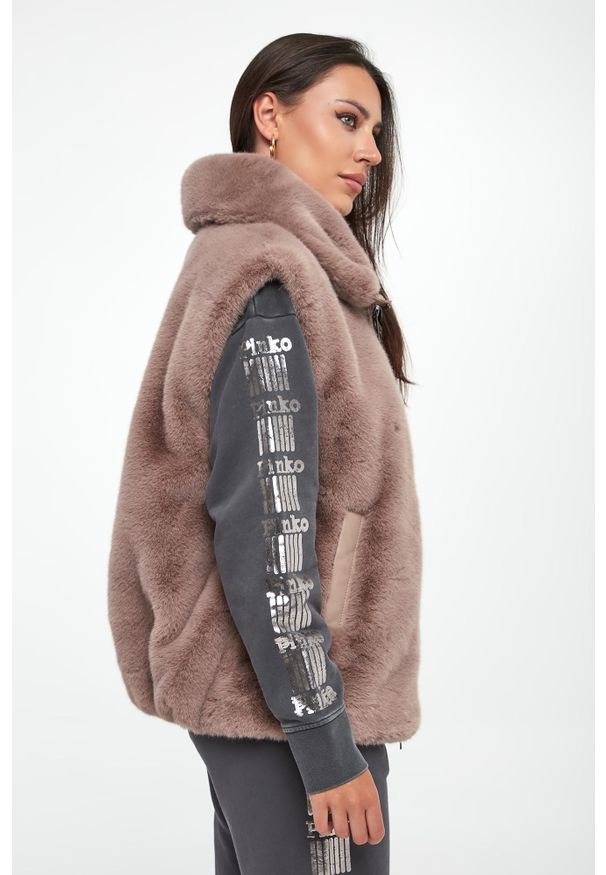 Pinko - Kamizelka damska futrzana Deyn PINKO. Materiał: futro