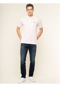 Lacoste Polo L1212 Różowy Classic Fit. Typ kołnierza: polo. Kolor: różowy. Materiał: bawełna