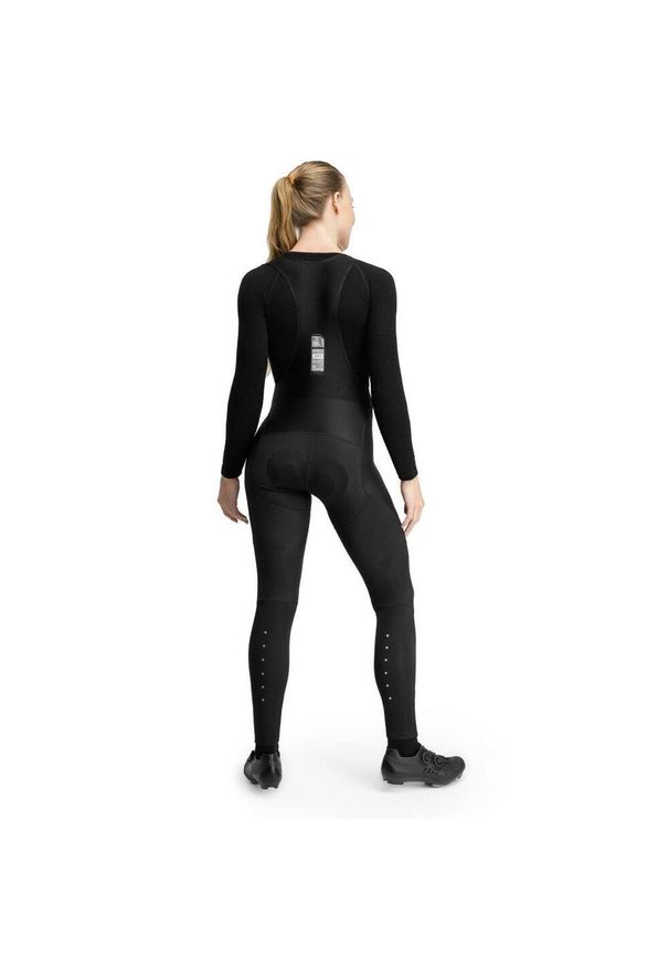 SIROKO - Długie spodnie rowerowe damskie SRX PRO Premier. Kolor: czarny. Materiał: nylon. Długość: długie. Sport: kolarstwo