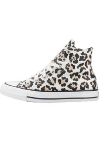 Tenisówki Converse Model Chuck Taylor All Star Leopard Kolor Nadruk Zwierzęcy. Kolor: wielokolorowy. Materiał: tkanina. Wzór: motyw zwierzęcy, nadruk