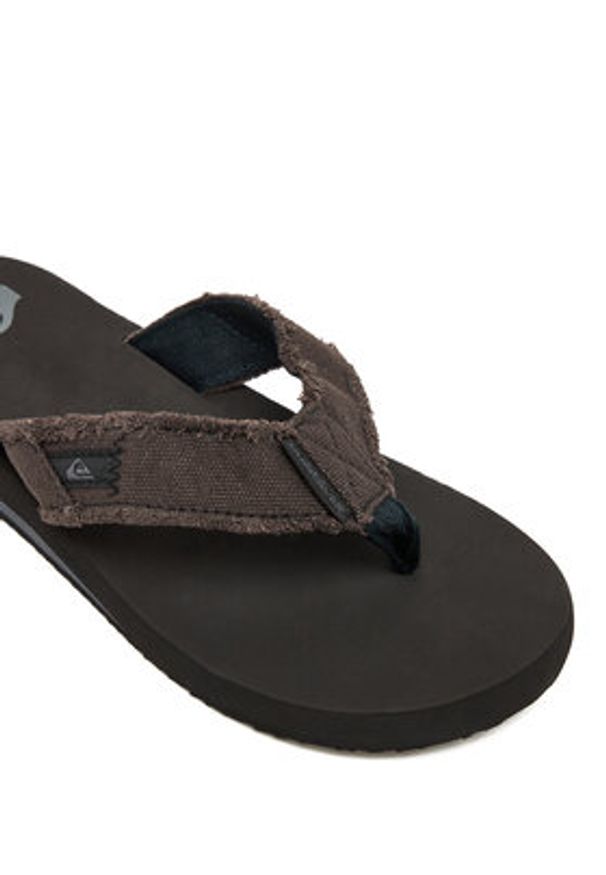 Quiksilver Japonki AQYL100047 Czarny. Kolor: czarny. Materiał: materiał