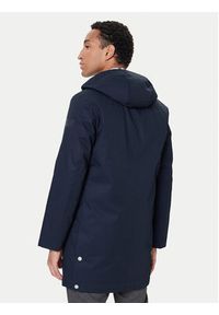 Marc O'Polo Parka 528 0022 71028 Granatowy Regular Fit. Typ kołnierza: polo. Kolor: niebieski. Materiał: syntetyk