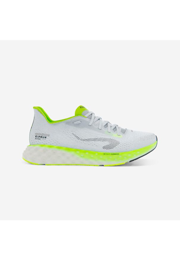 KIPRUN - Buty do biegania męskie Kiprun KS900 Light. Materiał: materiał. Szerokość cholewki: normalna. Wzór: geometria. Sport: fitness