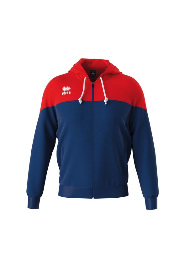 ERREA - Bluza z kapturem dla dzieci Errea Ben. Typ kołnierza: kaptur. Kolor: czerwony, niebieski, wielokolorowy. Materiał: poliester, bawełna