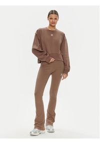 Adidas - adidas Bluza adicolor Essentials IR5971 Brązowy Oversize. Kolor: brązowy. Materiał: bawełna #3