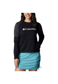 columbia - Bluza dresowa turystyczna damska Columbia Windgates Crew. Kolor: czarny. Materiał: dresówka