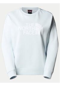 The North Face Bluza Drew Peak Crew NF0A3S4G Błękitny Regular Fit. Kolor: niebieski. Materiał: bawełna