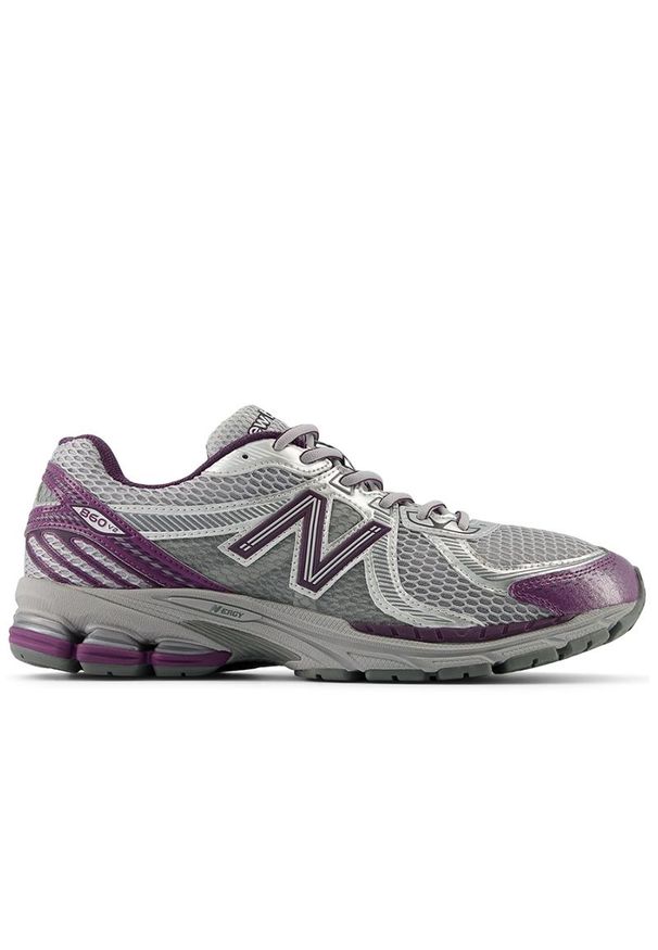 Buty New Balance ML860PP2 - szare. Okazja: na co dzień. Kolor: szary. Materiał: guma, syntetyk, materiał. Szerokość cholewki: normalna. Sport: turystyka piesza