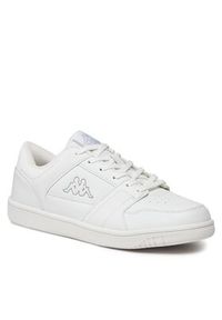 Kappa Sneakersy Logo Bernal 361G13W Biały. Kolor: biały. Materiał: skóra