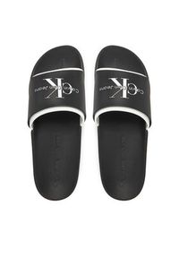 Calvin Klein Jeans Klapki Slide Rubber Neoprene Monologo YM0YM00361 Czarny. Kolor: czarny #5